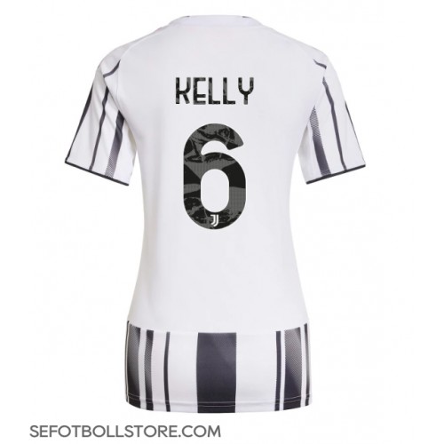 Juventus Lloyd Kelly #6 Replika Hemmatröja Dam 2025-26 Kortärmad